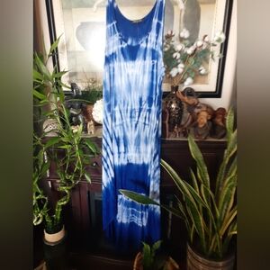 Tie dye Hi Low maxi dress